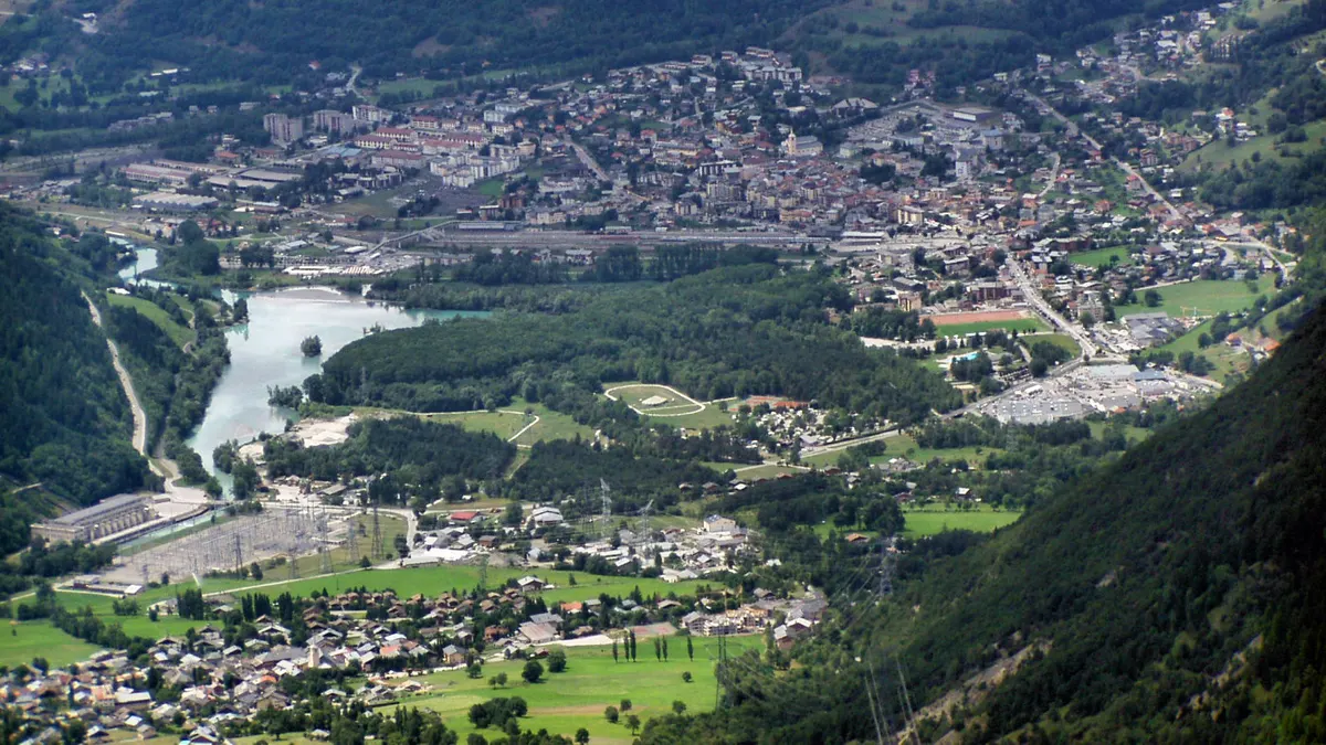 Bourg-Saint-Maurice — vue de la commune