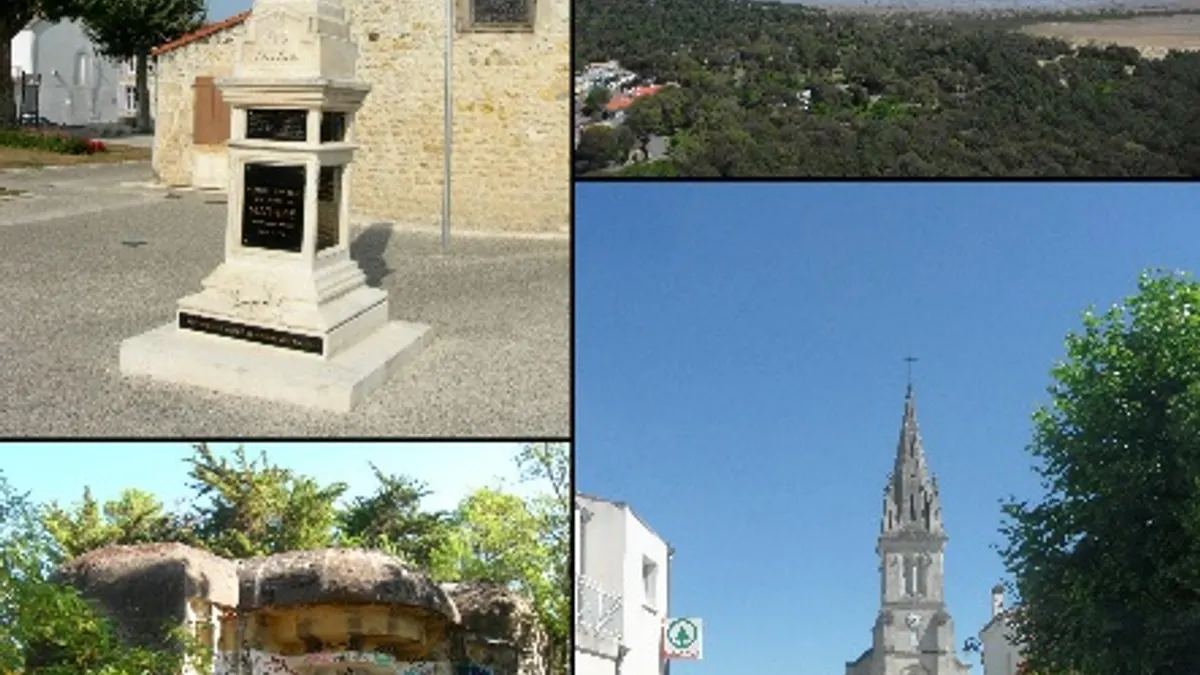 Les Mathes — vue de la commune