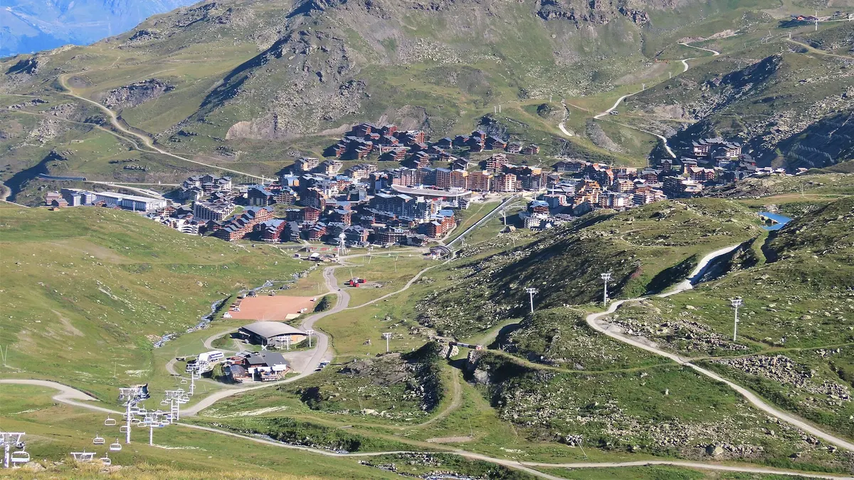Val Thorens — vue de la commune