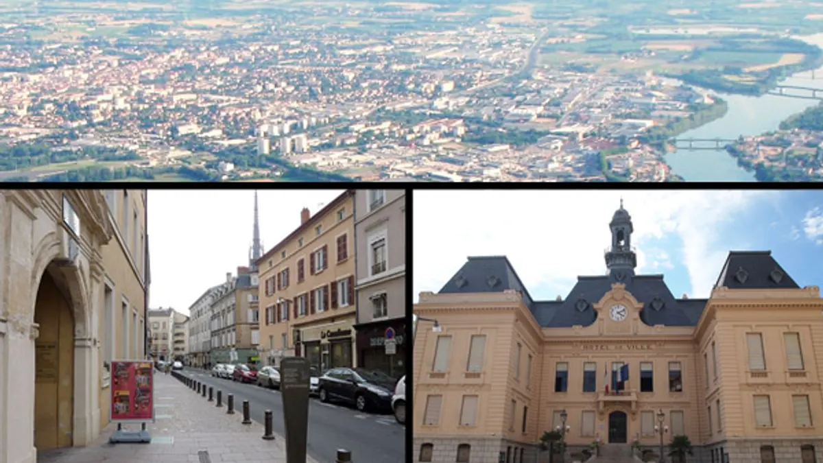Villefranche-sur-Saône — vue de la commune